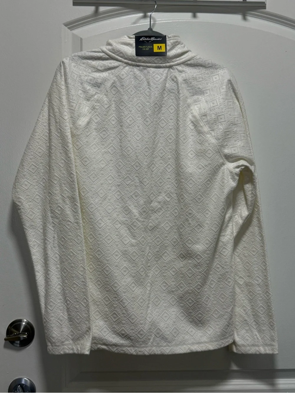 Eddie Bauer Ivory Polar Fleece 1/4 Zip